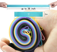 Load image into Gallery viewer, durable elastic latex bands for yoga, pilates and body toning