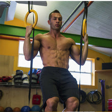 Load image into Gallery viewer, indoor workout hoops with stretch straps