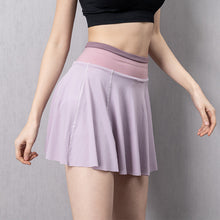 Load image into Gallery viewer, Stretchy women’s fitness skort with hidden shorts