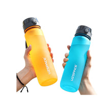 Load image into Gallery viewer, colourful leak proof sports water bottle for gym workouts