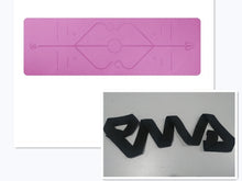 Load image into Gallery viewer, eco-friendly fitness yoga mat with position lines for beginners