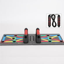 Load image into Gallery viewer, Foldable push-up board for compact storage and travel-friendly fitness