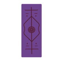 Load image into Gallery viewer, eco-friendly fitness yoga mat with position lines for beginners