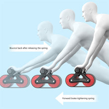 Load image into Gallery viewer, automatic rebound ab roller for abs and core strengthening
