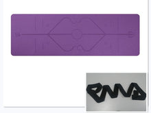 Load image into Gallery viewer, beginner-friendly position line yoga mat with TPE material
