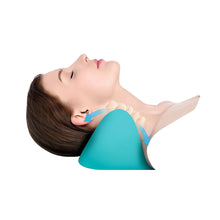 Load image into Gallery viewer, cervical spine massage pillow with gravity acupressure for neck and shoulder pain relief
