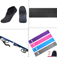 Load image into Gallery viewer, eco-friendly fitness yoga mat with position lines for beginners
