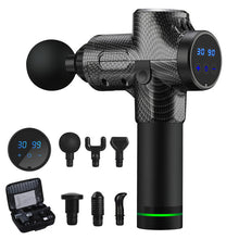Load image into Gallery viewer, lcd massage gun with multiple speeds for body relaxation
