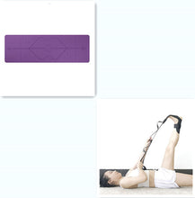 Load image into Gallery viewer, home workout yoga mat non-slip TPE for fitness and pilates
