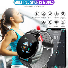 Load image into Gallery viewer, LED smartwatch for health monitoring, steps, and calories burned
