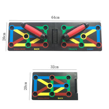 Load image into Gallery viewer, Portable push-up fitness board for home gym strength workouts
