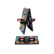 Load image into Gallery viewer, Multifunctional colour-coded push-up fitness board for upper body training
