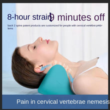 Load image into Gallery viewer, gravity massage pillow for neck and shoulder tension relief
