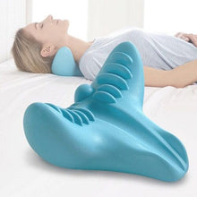 Load image into Gallery viewer, neck and shoulder massage pillow for home pain relief therapy
