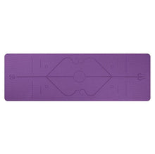 Load image into Gallery viewer, non-slip TPE yoga mat for beginners and advanced workouts
