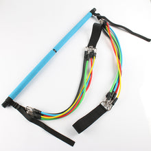 Load image into Gallery viewer, portable resistance band set for yoga, pilates, and fitness training
