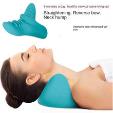 Load image into Gallery viewer, neck and shoulder massage pillow for home pain relief therapy
