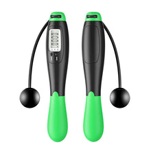 Load image into Gallery viewer, smart jump rope with wireless calorie monitor for tracking workouts
