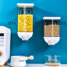 Load image into Gallery viewer, wall-mounted fitness supplement storage for protein powders
